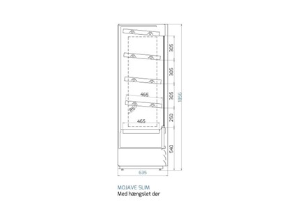 Mojave Slim 100  - 4 hylder