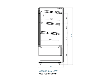 Mojave Slim 120 low - 3 hylder