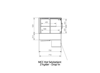 MCC Hot 2 LVL Selvbetjent med døre