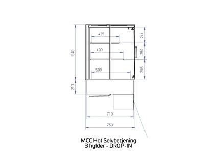 MCC Hot 3 LVL Selvbetjent med døre