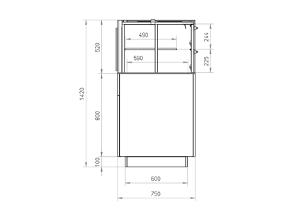 MCC Hot 2 LVL Selvbetjent med døre
